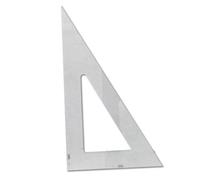 Equerre Plexiglas - Minerva - Modèle 50601 - Bord droit 2 5 mm - Non graduée - 60°