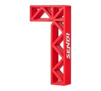 Équerre pour carrelage professionnel SENDI, carrelage professionnel, équerre carrelage céramique 3D (75 x 30 mm) pour stabiliser l'angle droit lors du collage et de l'installation de carreaux