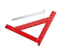 Équerre pour le travail du bois - Équerre à angle droit pour menuisier | Outil de mesure de précision, équerre de charpentier en alliage d'aluminium, guide de marquage durable | Travail du bois