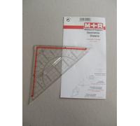 Equerre Rapporteur Geometrique 23cm M+R J.P.C.