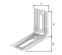 Équerre réglable 90° galva zinguée sendzimir 50x70x30