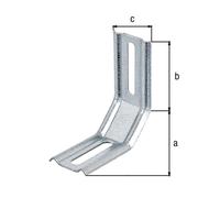 Équerre réglable galva zinguée sendzimir 70x72x30