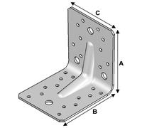 ÉQUERRE RENFORCÉE 100X100X90X3,0 - ASLAFIX - ER10100930