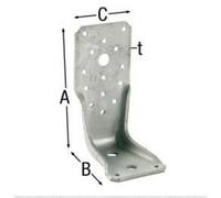 Équerre renforcée pour ossature bois SIMPSON - A285xB85xC65 mm - AKR285X3L