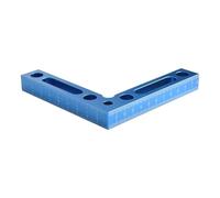 Équerre robuste à angle droit pour des coins parfaitement carrés dans les projets de travail du bois (1 pièce, bleu)