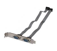 Equerre slot série DB9 2 ports