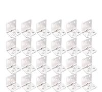 Equerre Stainless Steel Universal For Cabinets Drawers Windows Wood Furniture 90 Degree(6 holes-20pcs)