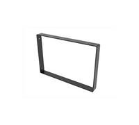 Equerre Style industriel en acier mat noir, H.31.1 x P.21 x Ep. 0,3 cm