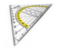 Équerre Westcott Échelle Flexible Transparent Deux Voies 14 Cm E-10132
