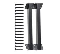 Équerres D Angle - Support Pergola 45 Degrés 2 Pièces - Base pour Abri Extérieur - Utilisable Pour Mur Coin Bibliothèque Placard Tête De Lit Comptoir Tablette Évier
