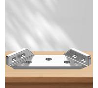 Équerres D’angle Universelles Pour Meubles En Acier Inoxydable Supports Triangulaires De Renfort Pour Assemblage Connecteurs D’angle Robustes Pour Tables Armoires Et Étagères(6pcs)