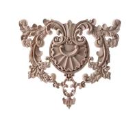 Équerres d'angle ajourées à motif floral, figurines en bois, décoration de meubles, appliques pour cadres, murs et portes, fournitures de bricolage, C12,2
