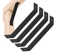 Équerres d'angle pour bois 4 Pièces Connecteur D'Angle Pour Bibliothèque | Équerres d'Étagère à 45 Degrés Pour Portail, Appartement, Garage, Salon, Maison, Menuiserie et Meubles