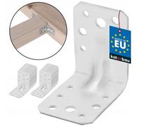 Équerres de fixation - KOTARBAU - 60 x 60 x 45 mm - Acier galvanisé - Lot de 25 - 90 °