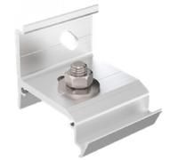 Equerres de fixation murales pour rails Win Slide 2 - aluminium brut - simple voie MANTION