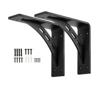 Équerres De Plan De Travail | Paire de Supports de Fixation Murale,Support Angulaire en L pour Mur,Pour Maison Ferme Cuisine Garage Intérieur Extérieur