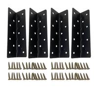 Équerres de Raccords pour Carreaux de Jardin Surélevés - Connecteur 90° pour Bac à avec Vis - Connecteurs d'angle du Lit Surélevé - pour Jardin Terrasse Balcon Clôture Mobilier