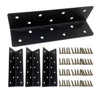 Équerres de Raccords pour Carreaux de Jardin Surélevés,Support de Bac à Fleurs 90° avec Vis | Connecteurs en Métal de Lit surélevé | pour Mobilier de Jardin Extérieur Intérieur Clôture Pelouse Arrière