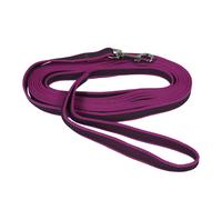 EQuest Caoutchouté Longe de Pistage pour Chiens - avec Dragonne, 5 M - Rose
