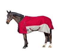 EQuest Couverture Été Breeze Pour Chevaux Imperméable Rouge/Gris - M / 135 cm