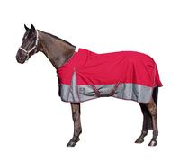 EQuest Regendecke Rainmaster 0g Imperméable Pour Chevaux Gris Rouge - L / 145 cm
