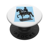 Equestrian Majesty - T-Shirt Style Art Marcus Aurelius PopSockets PopGrip Adhésif