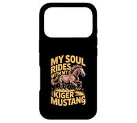 Equestrian My Soul Rides avec ma Kiger Mustang Coque pour iPhone 17 Pro