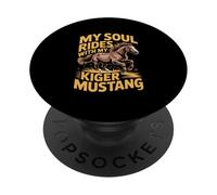 Equestrian My Soul Rides avec ma Kiger Mustang PopSockets PopGrip Adhésif