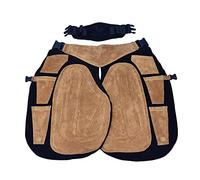 EQUESTRIAN STORE Farrier apron,Blacksmith Full Leather Farrier Aprons, Genuine Suede Farrier Tool Apron, Trimmer Chaps Hoof Care,75 cm-29" Farrier Hommes & Femmes, Apron Ajustable