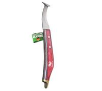 EQUESTRIAN STORE Hoof Knife J2 Lame en acier japonais avec manche en laiton, poignée de surmatelas en laiton, outil de réparation pour cheval et vache Hoof Care, Shoeing, Trimming et Supplies. (main