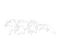 Equestrian Window Decal - Horse Car Stickers for Drivers | Adhesive Vinyl with Decorative Design, Auto Vehicle Decoration, Weather Resistant Build, Road Trip Accessory for Automotives