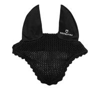 EQUESTRO Bonnet avec attache à la fermeture, Equipement Equitation, FULL, Noir , 1