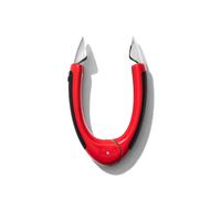 OXO Good Grips - Équeuteur de fraises - Équeteur pour fraises et tomates en inox - Rouge