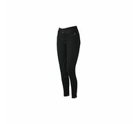 Equi-Theme/Equit'M 979101242 Pantalon d'équitation Unisexe à Enfiler, avec surpiqûres Noires et Blanches Taille Unique