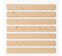 EQUIK PRODUCTS 10 Lattes pour Sommier et Lit 140x190 | Bois 7 Plis | 680x48x8 mm | Remplacement pour Clic Clac, BZ, Lattes Bois, Sommier à Lattes 68cm / 70cm