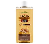 Equilibra Argan Dermo-Bagno, Gel-Douche à Action Hydratante, Emollient et Vellutant pour une peau nettoyée et parfumée, avec huile d'Argan et Glycérine, 400 ml