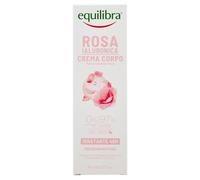 Equilibra, Crème corporelle hydratante 48H 150 ml avec extrait de rose de Damas, acide hyaluronique, acide hyaluronique, booster d'hydratation et facteur de sucre