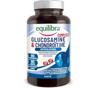 Equilibra, Glucosamine & Chondroïtine Complex, Supplément de Glucosamine et Chondroïtine, avec MSM, Calcium, Zinc et Vitamine D3, Pour les Articulations, 90 Comprimés