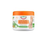 Equilibra Corpo, Scrub Salino Tonifiant Énergisant, Scrub Corps Tonifiant et exfoliant, pour une peau lisse et nuisible, avec Mélange de sel marins, huiles naturelles et extras végétaux 600 g