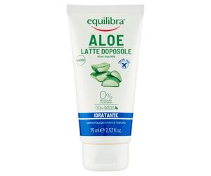 equilibra Solari - Lait après-soleil hydratant à l'aloe vera - Format voyage - À base d'huile de carotte - Vitamine E - Équilibre à l'aloe vera (40 %) - Lait d'après-soleil hydratant - Rafraîchit et