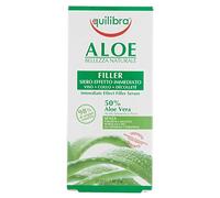 Equilibra Visage, Aloe Filler Sérum Effet Instantané, Sérum Visage à Base d'Aloe Vera pour Peaux Sensibles, Hydratant et Protecteur, Contraste les Signes du Vieillissement sur Peaux Matures, 20 ml