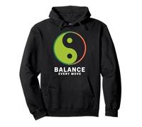 Équilibre Chaque Mouvement Yin Yang - Zen Moderne Sweat à Capuche