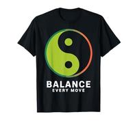 Équilibre Chaque Mouvement Yin Yang - Zen Moderne T-Shirt