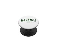 Équilibre dans l'horoscope Yoga Paix Méditer Santé mentale PopSockets PopGrip Adhésif