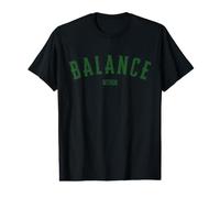 Équilibre dans l'horoscope Yoga Paix Méditer Santé mentale T-Shirt Graphique avec Valeur