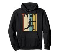 Équilibre en Mouvement - Cadeau rétro pour Arts Martiaux Tai Chi Yin Yang Sweat à Capuche