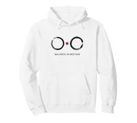 Équilibre en Mouvement - Design Zen Enso Minimaliste Sweat à Capuche