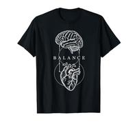 Équilibre Entre l'esprit et l'anatomie du cœur Purification Intuition T-Shirt Graphique avec Valeur
