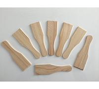 Equilibre et Aventure Lot de 8 spatules à raclette en Bois de Sapin
