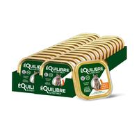 EQUILIBRE & INSTINCT - Chat Stérilisé - Pâtée Nourriture Humide Volaille - Favorise la Production d'Énergie - Recette Complète Formulée avec des Vétérinaires - 28x85g - Fabriqué en France